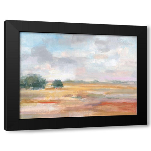 Big Sky in October Black Modern Wood Framed Art Print with Double Matting by Nai, Danhui