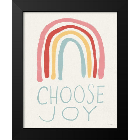 Choose Joy I Black Modern Wood Framed Art Print by Tavoletti, Anne