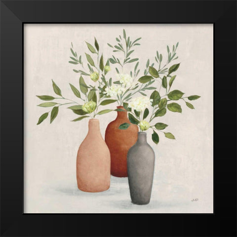 Natural Bouquet II Gray Black Modern Wood Framed Art Print by Purinton, Julia