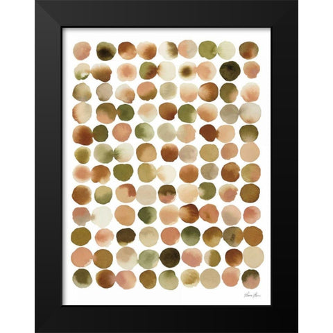 Natural Abstract I Black Modern Wood Framed Art Print by Horn, Laura