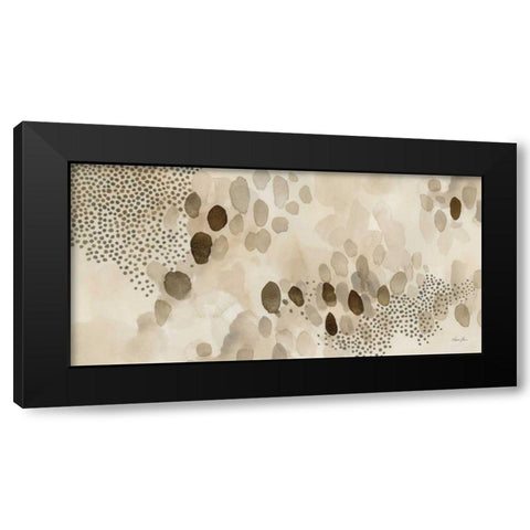Natural Abstract II Black Modern Wood Framed Art Print with Double Matting by Horn, Laura