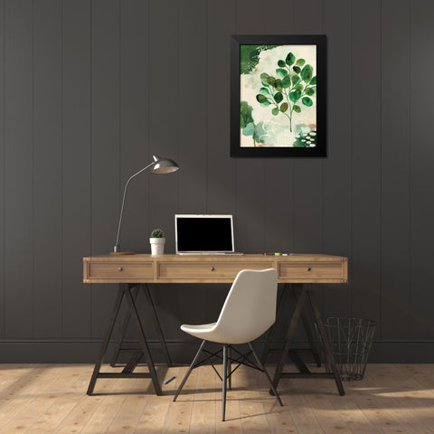 Nature Story III Black Modern Wood Framed Art Print by Horn, Laura