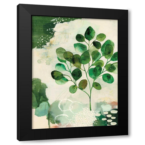 Nature Story III Black Modern Wood Framed Art Print with Double Matting by Horn, Laura