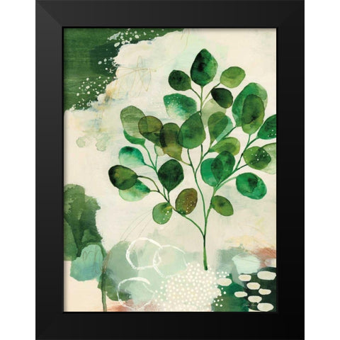 Nature Story III Black Modern Wood Framed Art Print by Horn, Laura