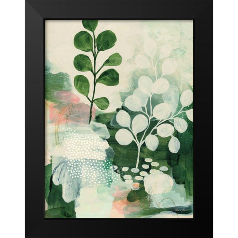 Nature Story IV Black Modern Wood Framed Art Print by Horn, Laura