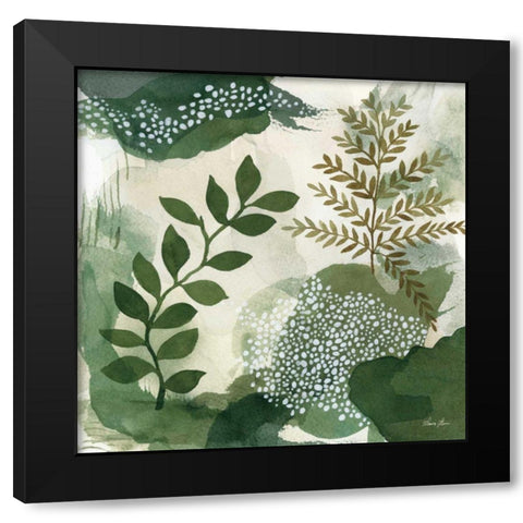 Woodland Walk I Black Modern Wood Framed Art Print by Horn, Laura