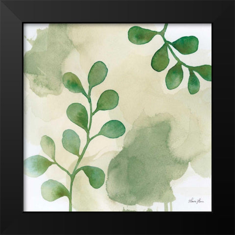 Woodland Walk II Black Modern Wood Framed Art Print by Horn, Laura