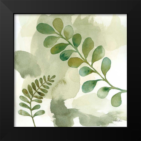 Woodland Walk III Black Modern Wood Framed Art Print by Horn, Laura