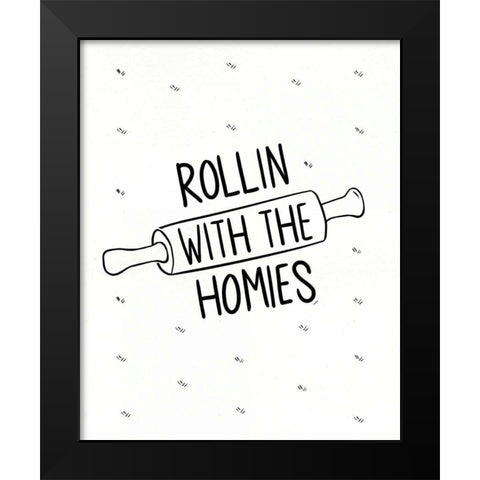 Kitchen Etiquette VI Black Modern Wood Framed Art Print by York, Leah