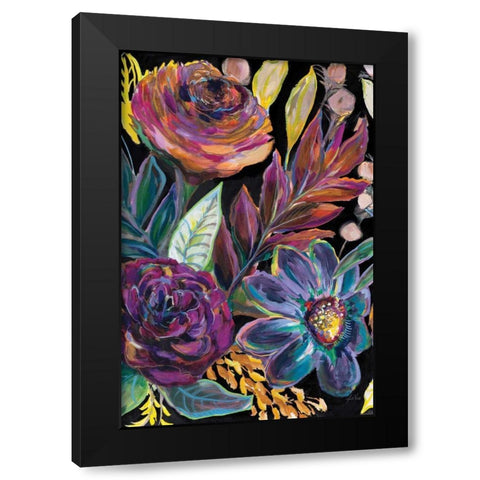 Festive Season I Black Crop I Black Modern Wood Framed Art Print with Double Matting by Vertentes, Jeanette