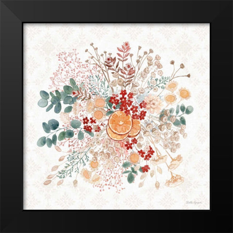 Festive Season III Black Modern Wood Framed Art Print by Grove, Beth