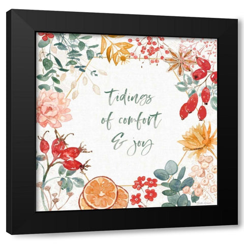 Festive Season V Black Modern Wood Framed Art Print by Grove, Beth