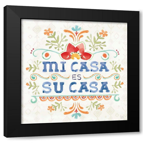 Sweet and Spicy XI Black Modern Wood Framed Art Print with Double Matting by June, Dina