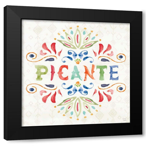 Sweet and Spicy XII Black Modern Wood Framed Art Print by June, Dina