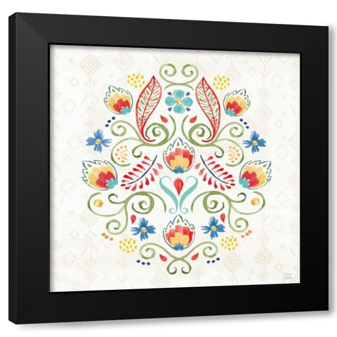 Sweet and Spicy XV Black Modern Wood Framed Art Print by June, Dina