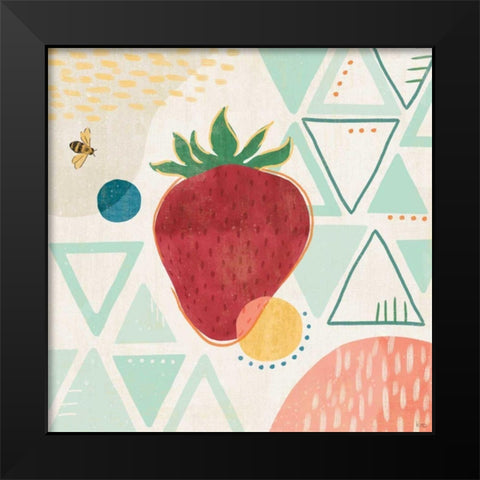Fruit Frenzy IV Black Modern Wood Framed Art Print by Charron, Veronique