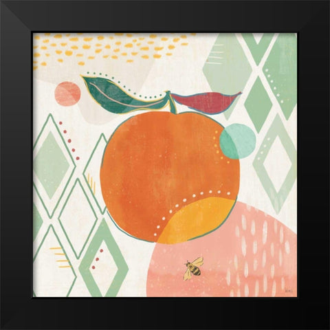 Fruit Frenzy VII Black Modern Wood Framed Art Print by Charron, Veronique