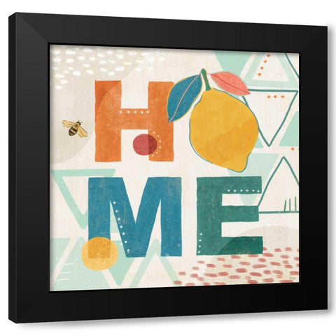 Fruit Frenzy IX Black Modern Wood Framed Art Print by Charron, Veronique