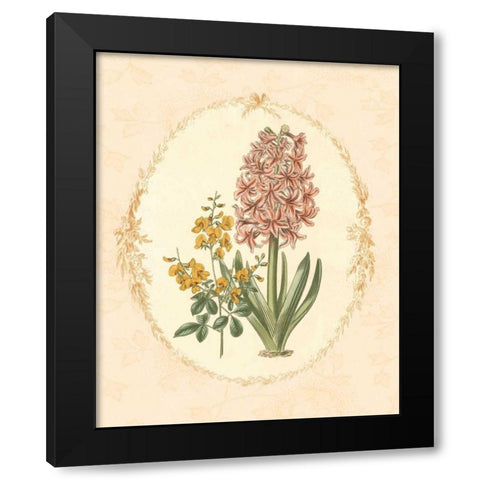 Gentle Soul Bouquet II Black Modern Wood Framed Art Print by Wild Apple Portfolio