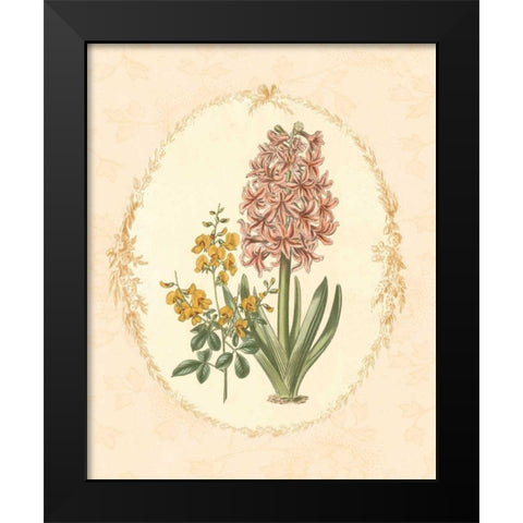 Gentle Soul Bouquet II Black Modern Wood Framed Art Print by Wild Apple Portfolio