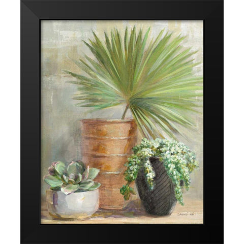 Indoor Garden II Black Modern Wood Framed Art Print by Nai, Danhui