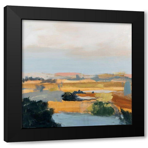 Dreams Out West Black Modern Wood Framed Art Print with Double Matting by Munger, Pamela