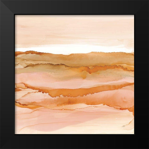 Desertscape I Oasis Black Modern Wood Framed Art Print by Paschke, Chris
