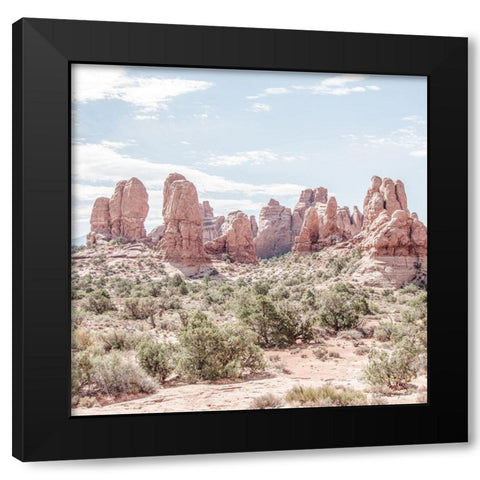 Oasis Day Hike III Crop Black Modern Wood Framed Art Print by Urquhart, Elizabeth