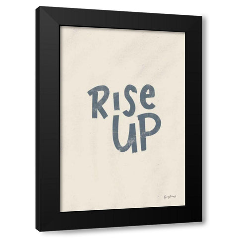 Rise Up II Neutral Black Modern Wood Framed Art Print by Thorns, Becky