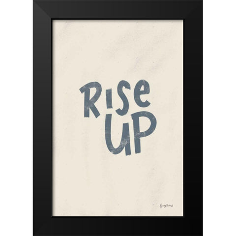 Rise Up II Neutral Black Modern Wood Framed Art Print by Thorns, Becky