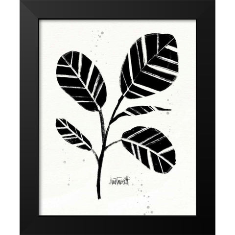 Botanical Sketches IV Black Modern Wood Framed Art Print by Tavoletti, Anne
