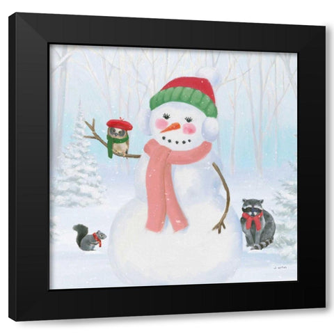 Dressed for Christmas IV Crop Black Modern Wood Framed Art Print by Wiens, James