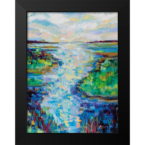 Thriving Marsh Black Modern Wood Framed Art Print by Vertentes, Jeanette