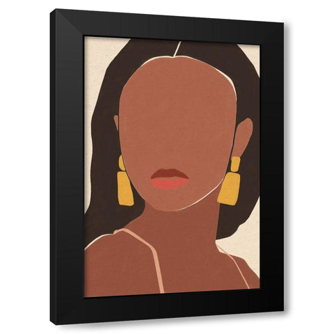 Sun Kissed II Black Modern Wood Framed Art Print by Hershey, Moira