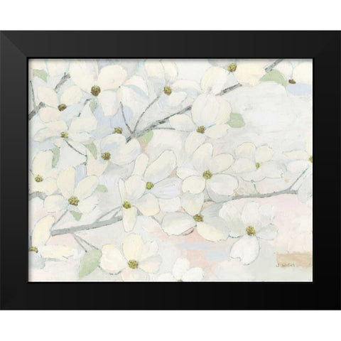 Dogwood Hues Black Modern Wood Framed Art Print by Wiens, James