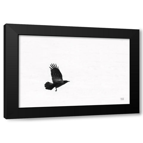 Air Clan Black Modern Wood Framed Art Print by Larson, Nathan