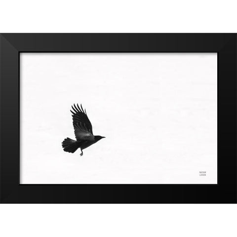Air Clan Black Modern Wood Framed Art Print by Larson, Nathan