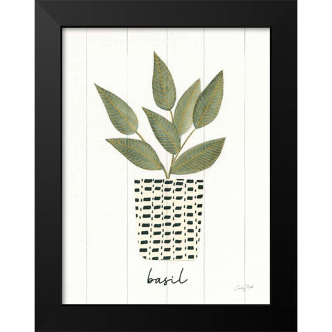 Herb Garden VII Black Modern Wood Framed Art Print by Prahl, Courtney