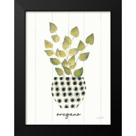 Herb Garden VIII Black Modern Wood Framed Art Print by Prahl, Courtney