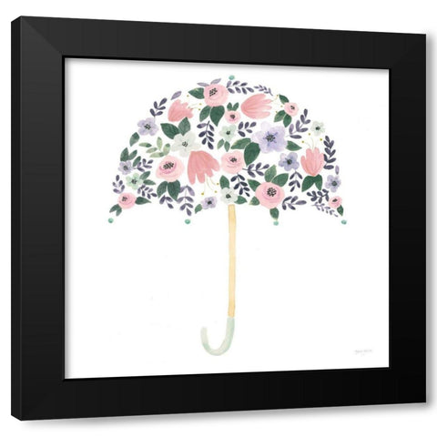 Lets Chase Rainbows XXII Purple Black Modern Wood Framed Art Print with Double Matting by Jackson, Jenaya