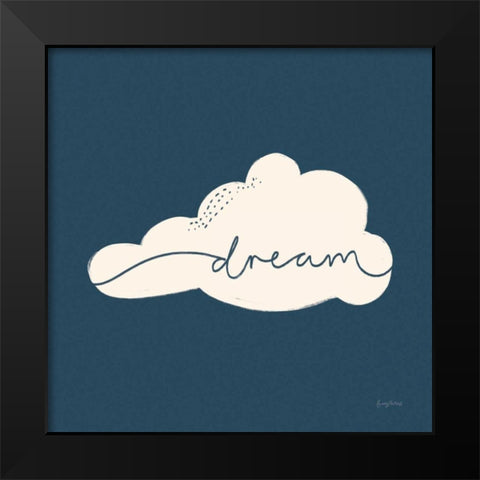 Peaceful V Crop Black Modern Wood Framed Art Print by Thorns, Becky