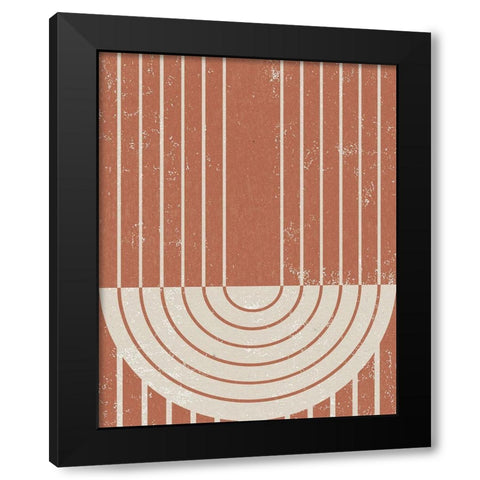 Gate II Black Modern Wood Framed Art Print with Double Matting by Hershey, Moira