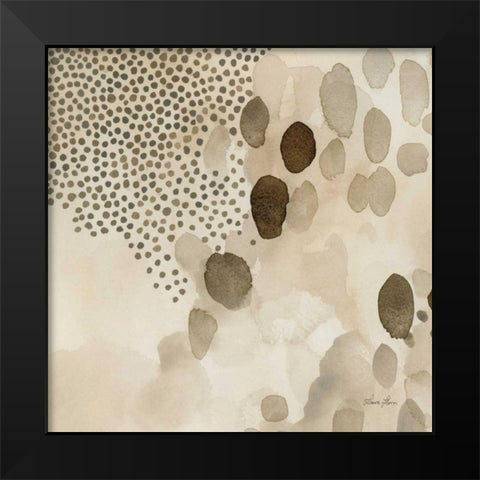 Natural Abstract II Crop I Black Modern Wood Framed Art Print by Horn, Laura