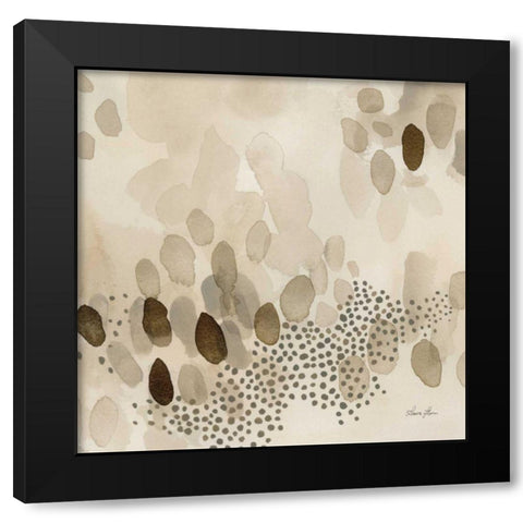 Natural Abstract II Crop II Black Modern Wood Framed Art Print by Horn, Laura