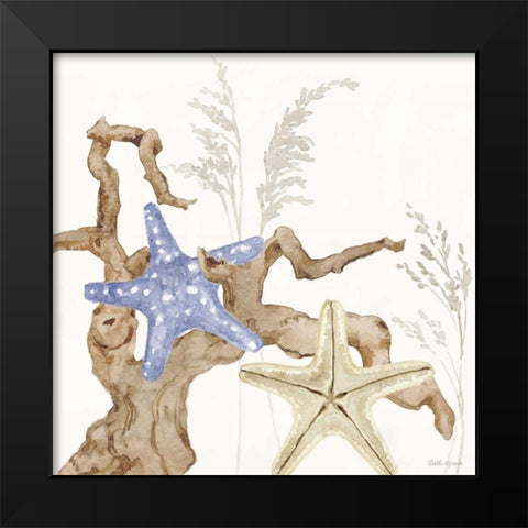 Soft Shores II Black Modern Wood Framed Art Print by Grove, Beth