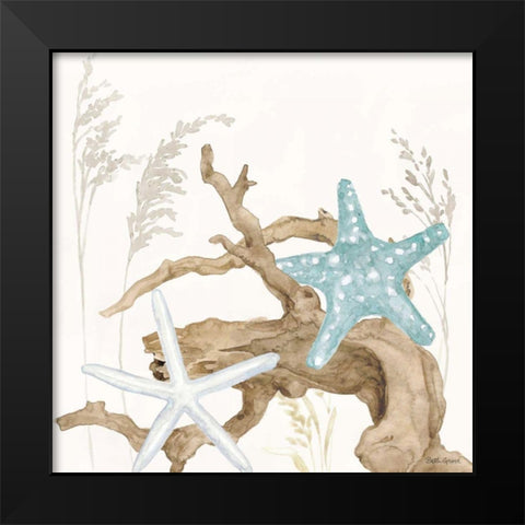 Soft Shores III Black Modern Wood Framed Art Print by Grove, Beth