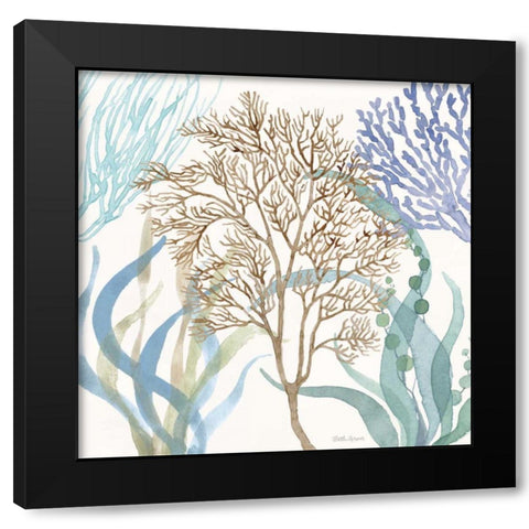 Soft Shores VII Black Modern Wood Framed Art Print by Grove, Beth