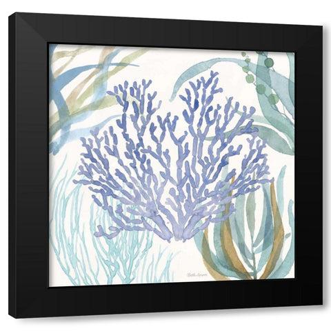 Soft Shores VIII Black Modern Wood Framed Art Print by Grove, Beth