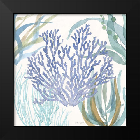 Soft Shores VIII Black Modern Wood Framed Art Print by Grove, Beth