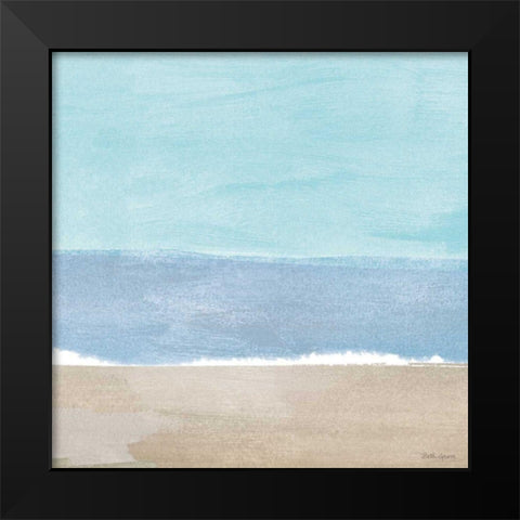 Soft Shores XI Black Modern Wood Framed Art Print by Grove, Beth